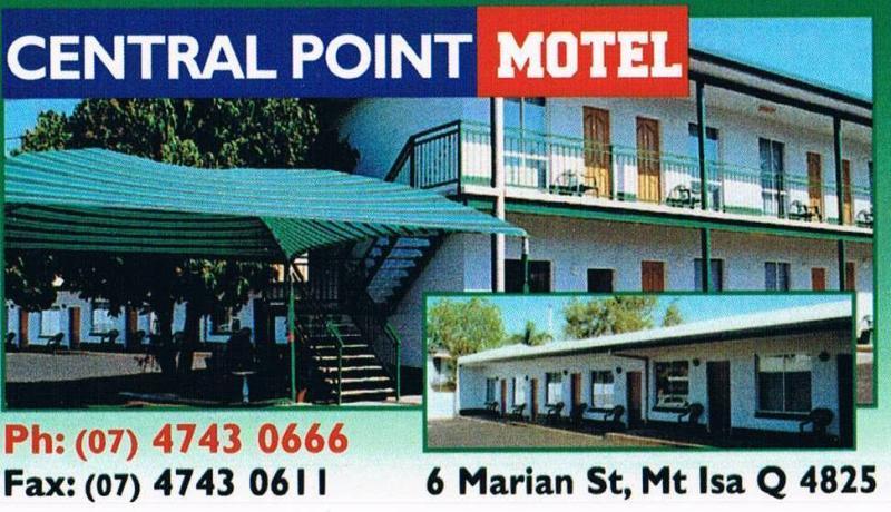 Central Point Motel Mount Isa Eksteriør bilde